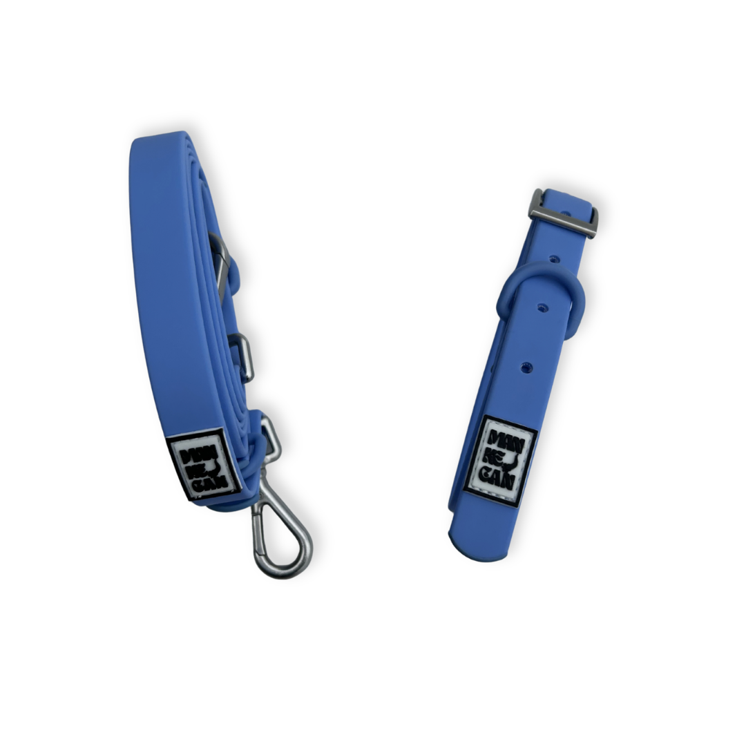 Guinzaglio in pvc ultraresist azzurro
