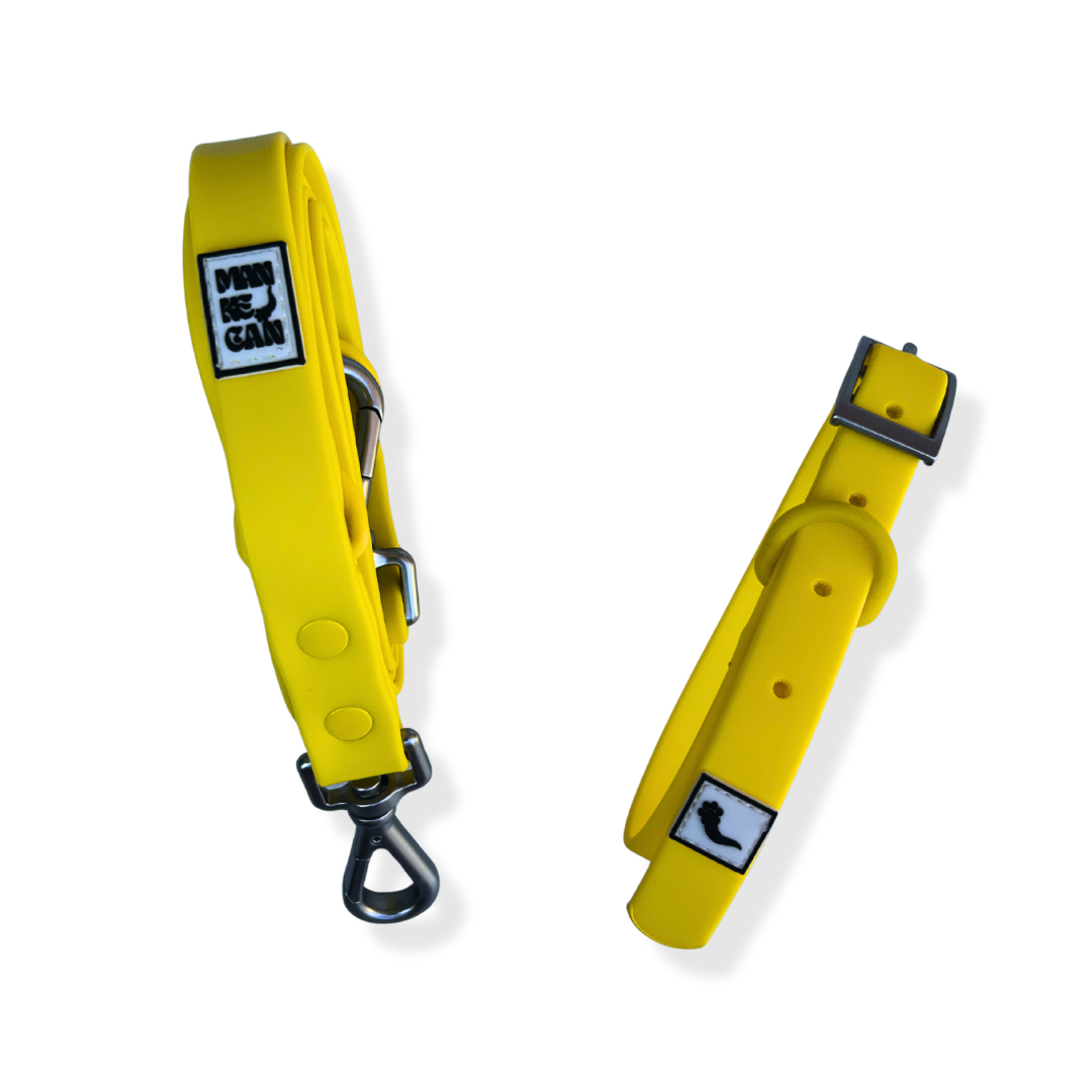 Collare in pvc safeclean giallo