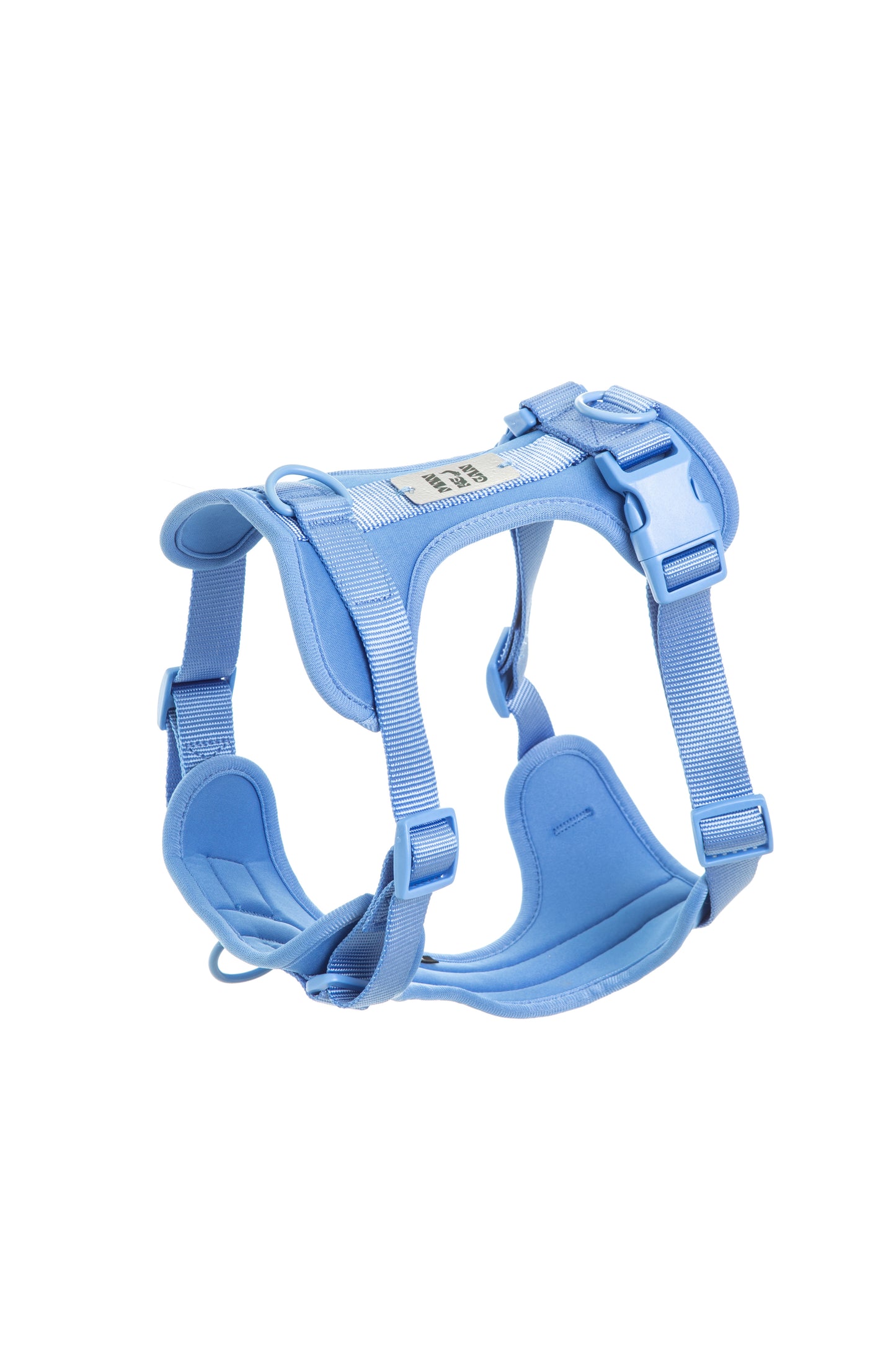 Set Completo: Pettorina, Guinzaglio e Collare  azzurro in PVC – Sicurezza, Comfort e Stile a Prova di Passeggiata