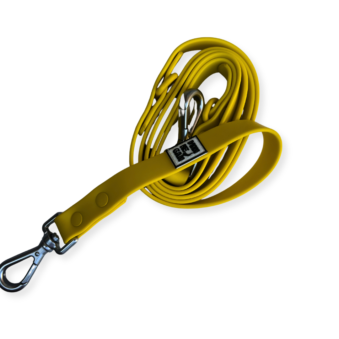 Guinzaglio in pvc ultraresist giallo