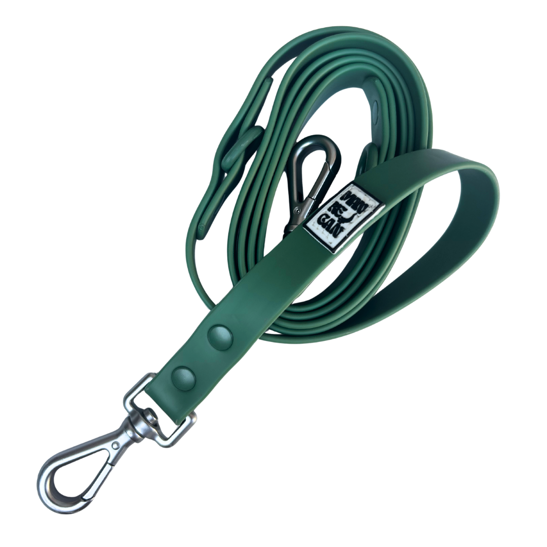 Guinzaglio in pvc ultraresist verde