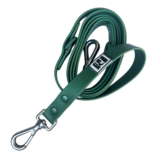 Guinzaglio in pvc ultraresist verde